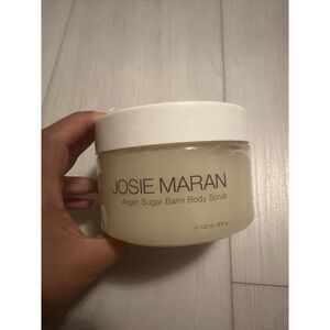Josie Maran Argan Sugar Balm Body Scrub Vanilla Pear Sealed 18 oz Jumbo Size NEW